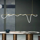 GobekUsa Contemporary LED Chandelier for Dining Room Lighting by Decorbites