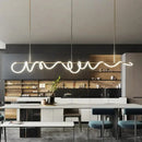 GobekUsa Contemporary LED Chandelier for Dining Room Lighting by Decorbites