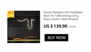 GobekUsa Contemporary LED Chandelier for Dining Room Lighting by Decorbites