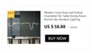 GobekUsa Contemporary LED Chandelier for Dining Room Lighting by Decorbites