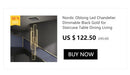 GobekUsa Contemporary LED Chandelier for Dining Room Lighting by Decorbites