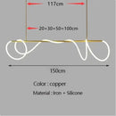GobekUsa Contemporary LED Chandelier for Dining Room Lighting by Decorbites