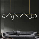 GobekUsa Contemporary LED Chandelier for Dining Room Lighting by Decorbites