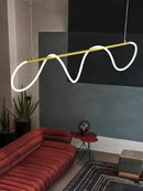 GobekUsa Contemporary LED Chandelier for Dining Room Lighting by Decorbites