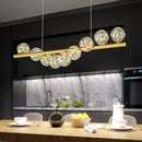 GobekUsa Contemporary LED Glass Chandelier for Home Lighting