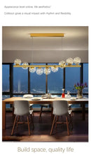 GobekUsa Contemporary LED Glass Chandelier for Home Lighting