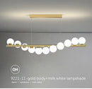 GobekUsa Contemporary LED Glass Chandelier for Home Lighting