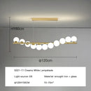 GobekUsa Contemporary LED Glass Chandelier for Home Lighting