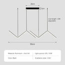 GobekUsa Contemporary LED Pendant Lights 2-Head 90cm by Decorbites