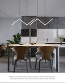 GobekUsa Contemporary LED Pendant Lights 2-Head 90cm by Decorbites