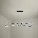 GobekUsa Contemporary Metal Dining Room Hanging Light Kit with Bowtie LED Island Lighting