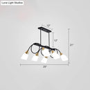 GobekUsa Contemporary Milk Glass Pendant Light - Tulip Shade Island Lamp, Ideal for Restaurants