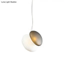 GobekUsa Contemporary White Glass Pendant Light for Dining Room Ceiling