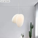 GobekUsa Contemporary White Glass Pendant Light for Dining Room Ceiling