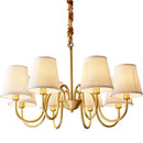 GobekUsa Copper American Chandelier: Modern Luxury for Living Room, Bedroom, and Restaurant