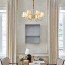GobekUsa Copper American Chandelier: Modern Luxury for Living Room, Bedroom, and Restaurant
