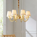 GobekUsa Copper American Chandelier: Modern Luxury for Living Room, Bedroom, and Restaurant