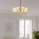 GobekUsa Copper American Chandelier: Modern Luxury for Living Room, Bedroom, and Restaurant