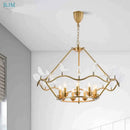 GobekUsa Copper Bird Chandelier for Home, Restaurant, Bar Lighting