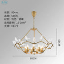 GobekUsa Copper Bird Chandelier for Home, Restaurant, Bar Lighting