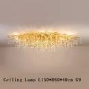 GobekUsa Copper Branch Water Crystal Chandelier for Luxury Living Room and Salon