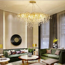 GobekUsa Copper Branch Water Crystal Chandelier for Luxury Living Room and Salon