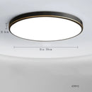 GobekUsa Copper Ceiling Lamp: Modern Round Surface Mounted Lighting for Bedroom
