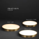 GobekUsa Copper Ceiling Lamp: Modern Round Surface Mounted Lighting for Bedroom