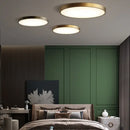 GobekUsa Copper Ceiling Lamp: Modern Round Surface Mounted Lighting for Bedroom