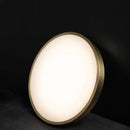 GobekUsa Copper Ceiling Lamp: Modern Round Surface Mounted Lighting for Bedroom