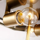 GobekUsa Copper Ceiling Lamp: Retro American European Living Room Bedroom Light