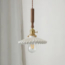 GobekUsa Copper Ceramic LED Pendant Light with Knob Switch - 4w Bulb & Lamparas Colgante