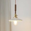 GobekUsa Copper Ceramic LED Pendant Light with Knob Switch - 4w Bulb & Lamparas Colgante