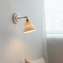 GobekUsa Copper Ceramic LED Wall Lamp with Pull Chain Switch for Stair Living Room
