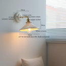 GobekUsa Copper Ceramic LED Wall Lamp with Pull Chain Switch for Stair Living Room
