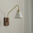 GobekUsa Copper Ceramic LED Wall Lamps Modern Style for Bedroom Living Room Bar