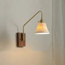 GobekUsa Copper Ceramic LED Wall Lamps Modern Style for Bedroom Living Room Bar