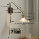 GobekUsa Copper Ceramic LED Wall Lamps Modern Style for Bedroom Living Room Bar