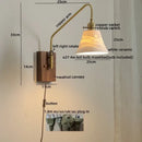 GobekUsa Copper Ceramic LED Wall Lamps Modern Style for Bedroom Living Room Bar