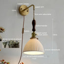 GobekUsa Copper Ceramic LED Wall Lamps - Nordic Modern Design