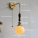 GobekUsa Copper Ceramic LED Wall Lamps - Nordic Modern Design