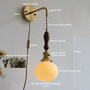 GobekUsa Copper Ceramic LED Wall Lamps - Nordic Modern Design