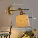 GobekUsa Copper Ceramic LED Wall Light Fixture Pull Chain Switch Modern Wall Lamp