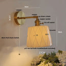 GobekUsa Copper Ceramic LED Wall Light Fixture Pull Chain Switch Modern Wall Lamp