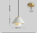 GobekUsa Copper Ceramic Pendant Lights for Home Decoration