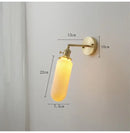 GobekUsa Copper Ceramic Wall Sconce Pull Chain LED Wall Light