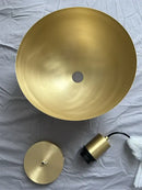 GobekUsa Copper Chandelier: Nordic Minimalist Gold Pendant Lamp, Luxurious Indoor Decor
