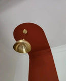 GobekUsa Copper Chandelier: Nordic Minimalist Gold Pendant Lamp, Luxurious Indoor Decor
