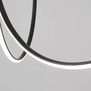 GobekUsa Copper Chandelier: Nordic Minimalist Lines Pendant Light for Living Room Decor