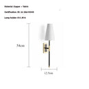 GobekUsa Copper Cloth LED Wall Lamp for Elegant Decor in Bedroom, Living Room & Corridor